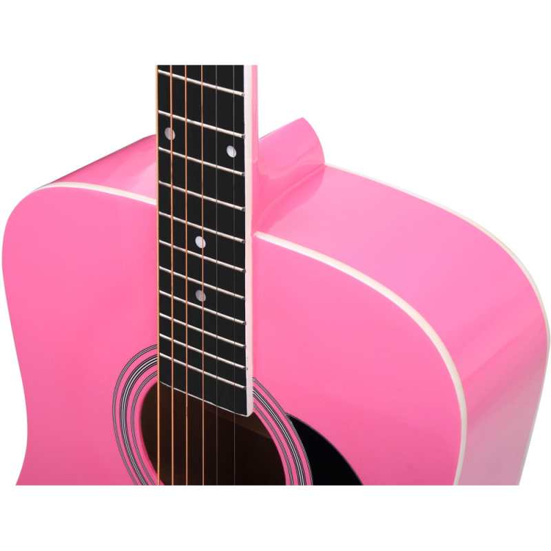 Guitare Folk Classique Cantabile WS-10WH Blanche - Instrument Débutant Et Avancé