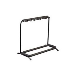 Rockstands Multiple 5 3xElectric-2xAcoustic Guitar Rack Stand Black
