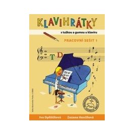 Klavihrátky - s tužkou a gumou u klavíru - pracovní sešit 1