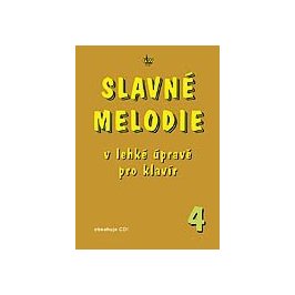 GW SLAVNÉ MELODIE v lehké úpravě pro klavír 4. díl+CD