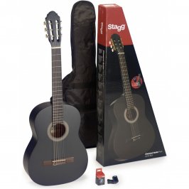Stagg C440 PACK M klasická kytara 4/4 černá