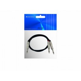 Omnitronic Kabel AK-15 Jack 6,3 stereo - 2x Jack 6,3 mono, 1,5 m