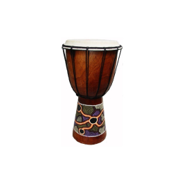 Etno djembe malované, výška 30 cm