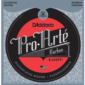 D'Addario EJ45FF Pro-Arté Carbon, Dynacore Basses, Normal Tension 