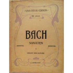 Bach J.S.: 6 Sonaten Violine und Klavier I 