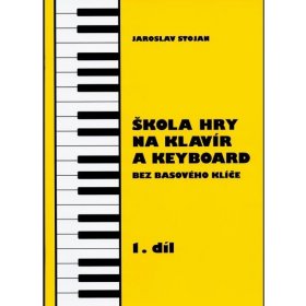 Stojan-Škola hry na klavír a keyboard bez basového klíče 
