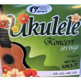 Gorstrings UK3-T koncert struny na Ukulele