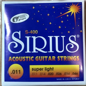 Gor Sirius S 400 struny akustická kytara 011