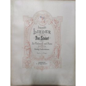 Schubert Franz - Ausgewählte Lieder