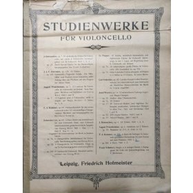 Hofmeister Friedrich - Studienwerke für violoncello