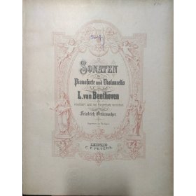 Beethoven - Sonaten für Pianoforte und Violoncello