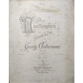 Goltermann Georg - Drei Nocturnes