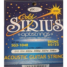 Kytarové struny SIRIUS Gold SG3-1048 ,,10,,