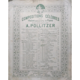 Pollitzer A. - Compositions Célébres