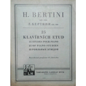 Bertini H. - 25 klavírních etud