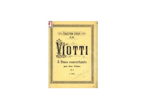 Viotti J.B.: 3 Duos concertantes op.9 