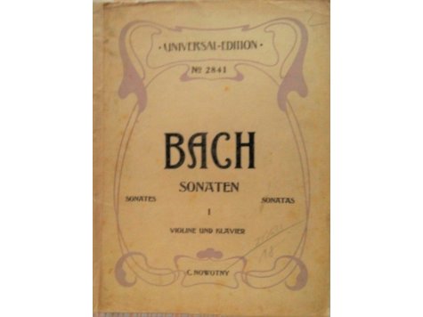 Bach J.S.: 6 Sonaten Violine und Klavier I 
