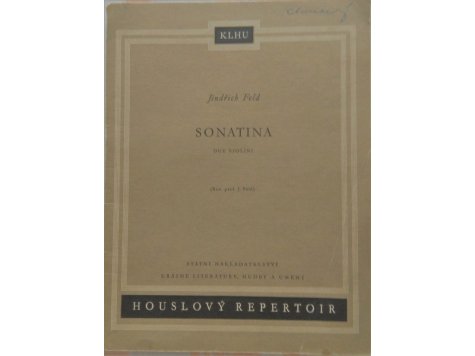 Feld Jindřich: Sonatina pro dvoje housle /2 