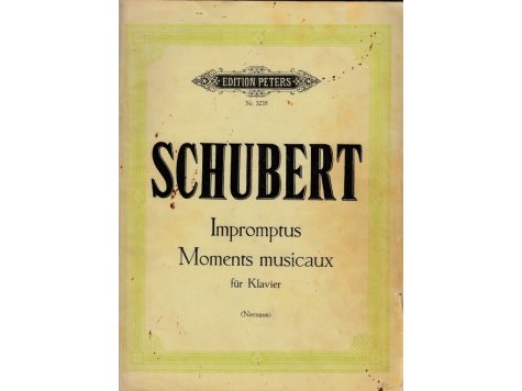 Schubert Franz: Impromptus - Moments musicaux für Klavier 