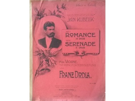 Drdla Franz: Romance A-dur pro housle a klavír 