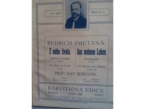 Smetana Bedřich: Z mého života - úprava kvartetu e-moll 