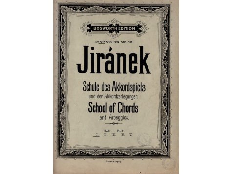 Jiránek Josef: Schule des Akkordeonspieles - sešit I. 