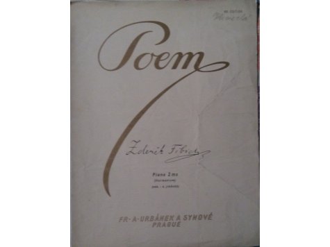 Fibich Zdeněk: Poem 