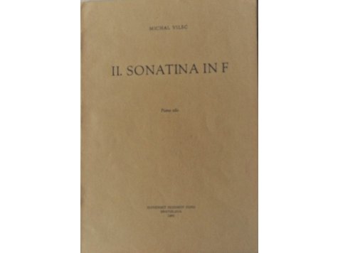 Vilec Michal : II. sonatina in F 