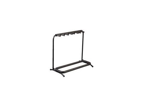 Rockstands Multiple 5 3xElectric-2xAcoustic Guitar Rack Stand Black 