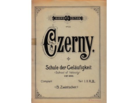 Czerny Carl: Schule der Geläufigkeit op.299 (Škola zběhlosti) - IV.sešit 