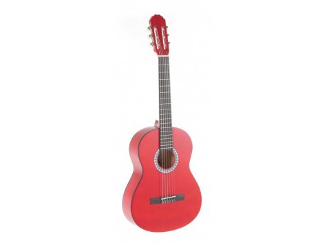 PURE GEWA Klasická kytara 3/4 červená 