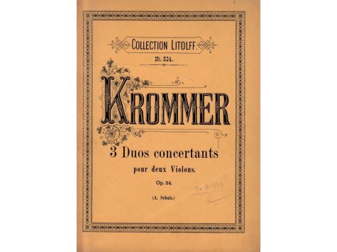 Krommer F.: 3 Duos concertants op.54 