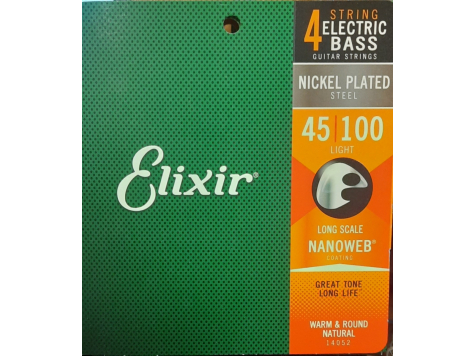 Elixir 14052 .045-.100 basové struny 