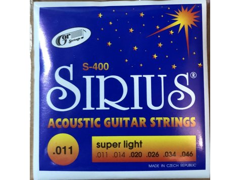 Gor Sirius S 400 struny akustická kytara 011 