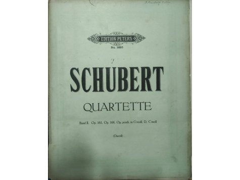 Schubert - Quartette II 