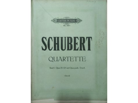 Schubert - Quartette I 