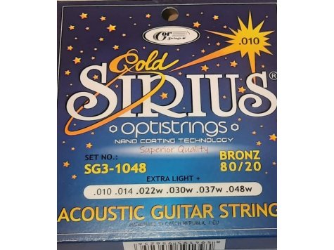 Kytarové struny SIRIUS Gold SG3-1048 ,,10,, 