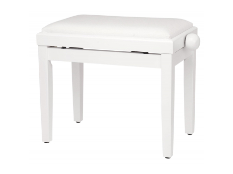 Steinmayer klavírní stolička bílá, matná 