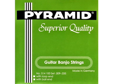 Pyramid struny na 6 strunné banjo, ball end 