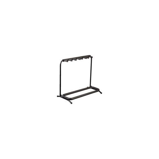 Rockstands Multiple 5 3xElectric-2xAcoustic Guitar Rack Stand Black