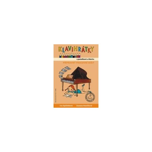 Klavihrátky - s pastelkami u klavíru - přípravný pracovní sešit