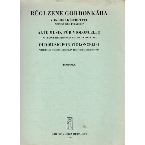 Alte Musik für Violoncello