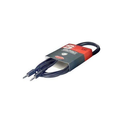 Stagg SAC3MPS, kabel stereo MINI JACK/MINI JACK, 3m