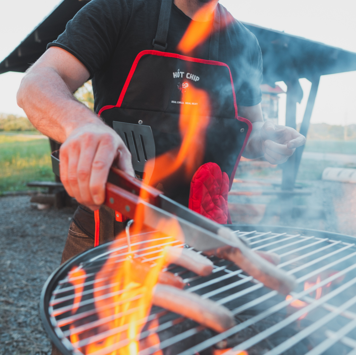 Barbecue Tool Set Real Chilli. Real Heat