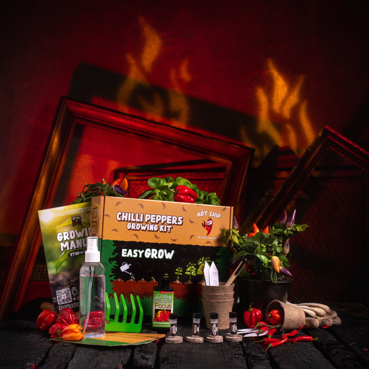 Geschenk Chili-Pflanzset - Easy Grow | Real Chilli. Real Heat.