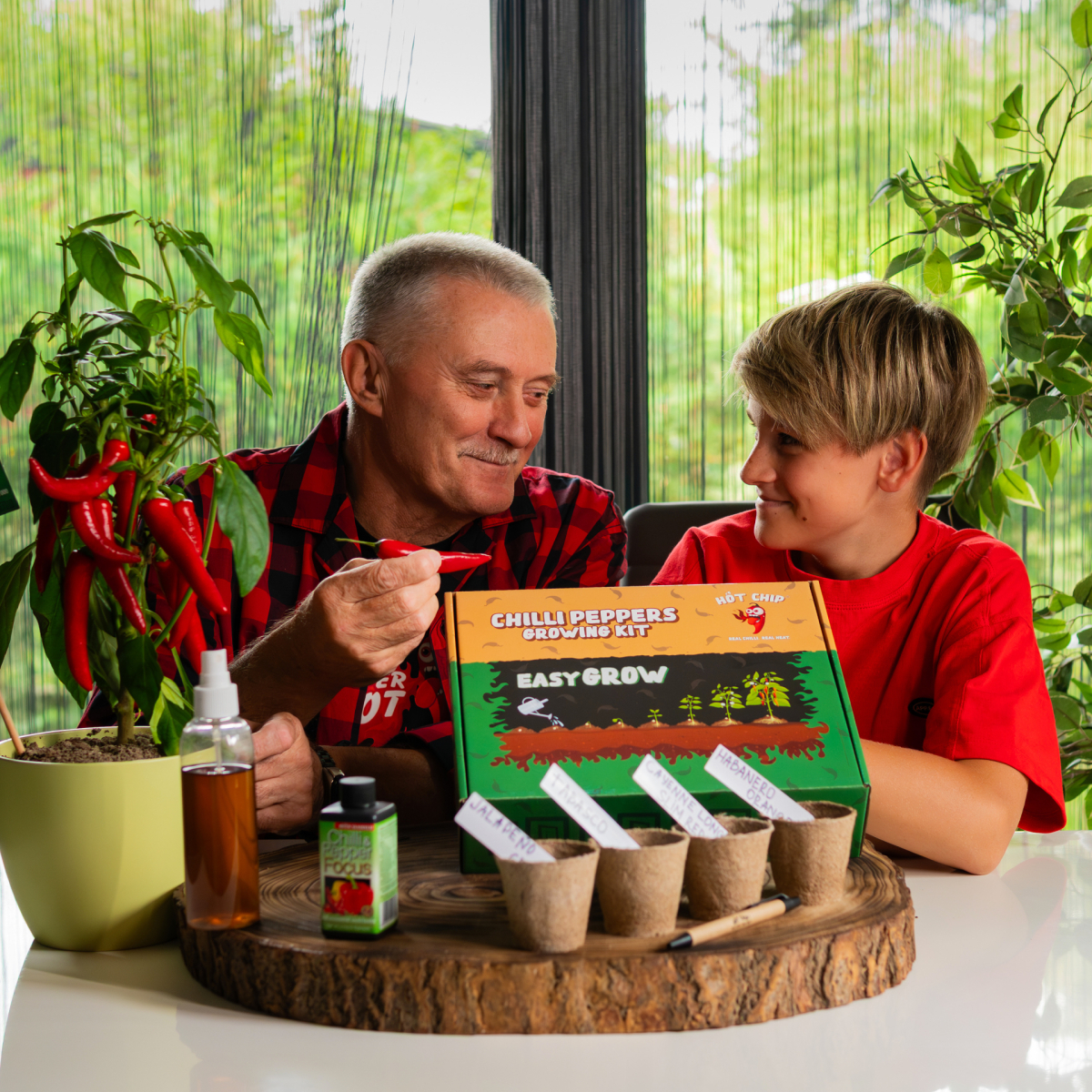 Geschenk Chili-Pflanzset - Easy Grow | Real Chilli. Real Heat.