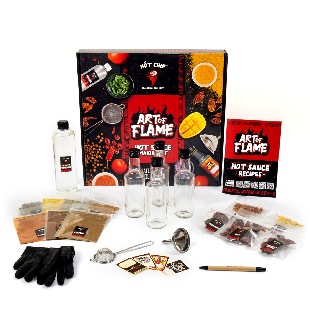 Gift set chilli sauces preparation kit - Art of Flame | Real