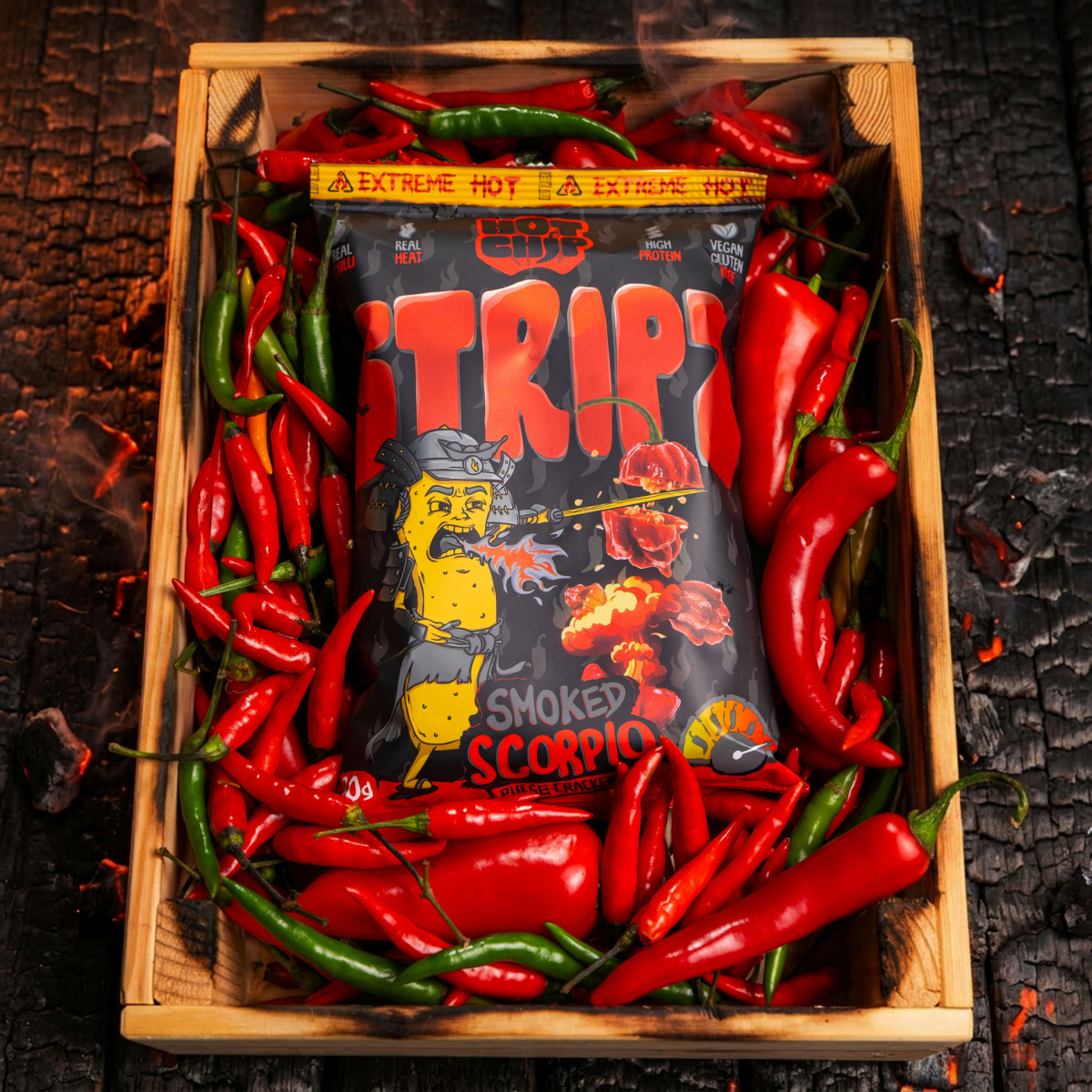 Stripz Smoked Scorpio 80 g | Real Chilli. Real Heat.