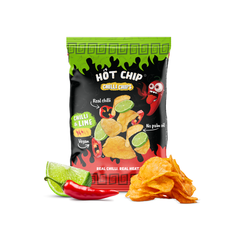 Bramborové chipsy Chilli & Lime 80 g