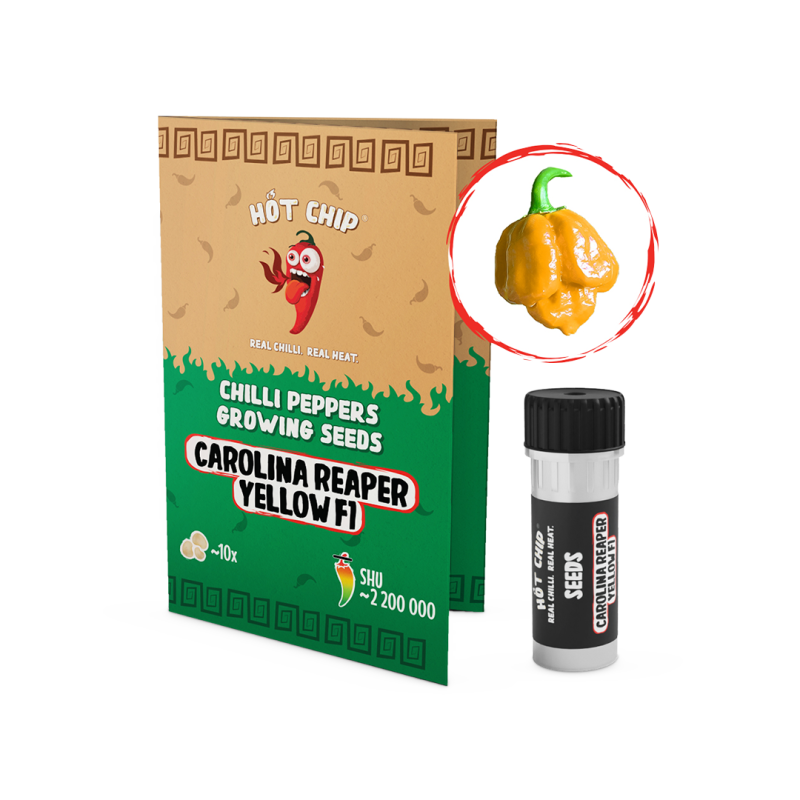 Carolina Reaper Yellow F1 - semínka chilli